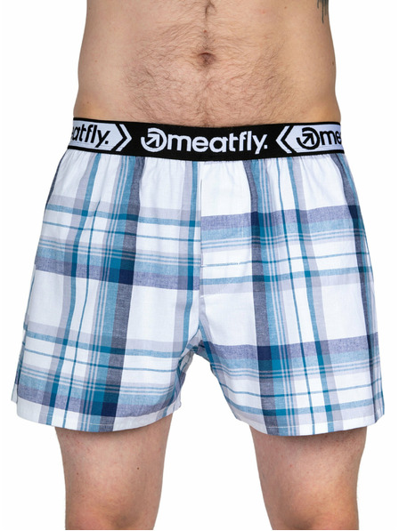 Meatfly Meatfly pánske boxerky Gigi White Red / Blue | Biela | Veľkosť