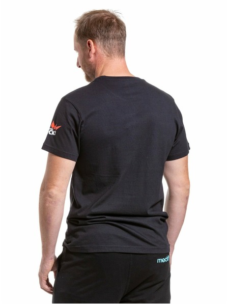 Meatfly Meatfly pánske tričko Big Shock Kiss Black | Čierna | Veľkosť