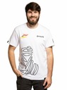 Meatfly Meatfly pánske tričko Big Shock Dakar White | Biela | Veľkosť M | 100% bavlna