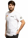 Meatfly Meatfly pánske tričko Big Shock Dakar White | Biela | Veľkosť M | 100% bavlna