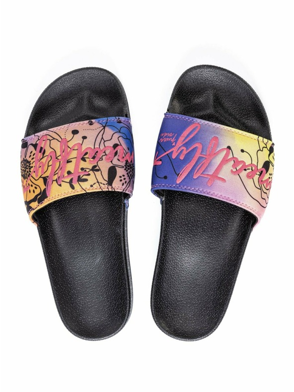 Meatfly Meatfly dámske papuče Hudson Broskyňové Kvety