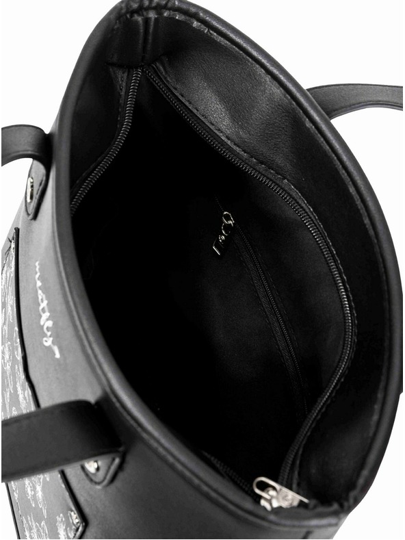 Meatfly Meatfly kabelka / ruksak Kerry Blossom Čierna | Čierna | Objem 7 L