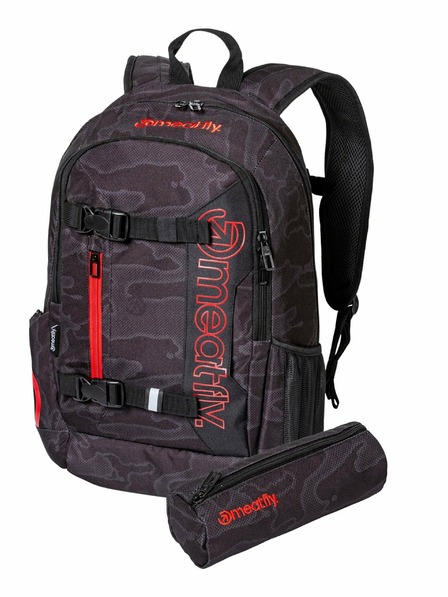 Meatfly Meatfly batoh Basejumper Morph Čierna 22 L | Čierna | Objem 22 L