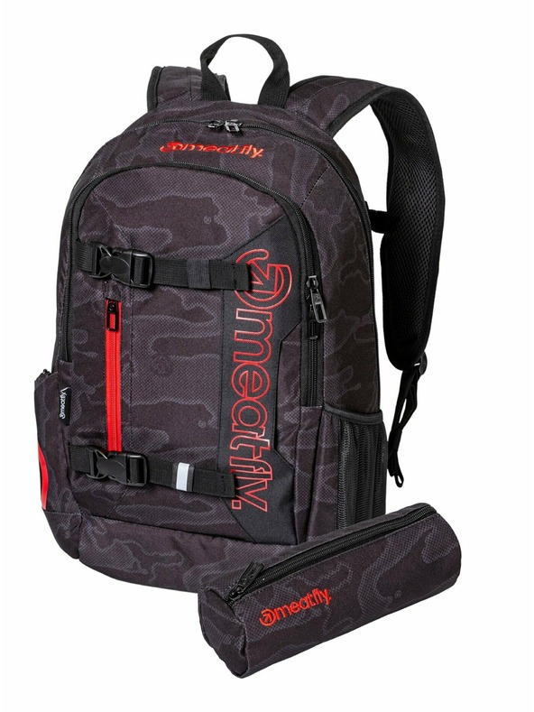 Meatfly Meatfly batoh Basejumper Morph Čierna 22 L | Čierna | Objem 22 L