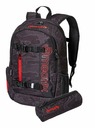 Meatfly Meatfly batoh Basejumper Morph Čierna 22 L | Čierna | Objem 22 L