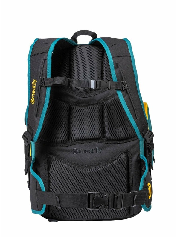 Meatfly Meatfly batoh Wanderer Zelený had / Čierna 28 L | Čierna | Objem 28 L