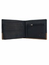 Meatfly Meatfly kožená peňaženka Eddie Premium Black/Oak | Čierna | Veľkosť