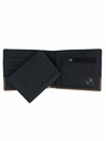 Meatfly Meatfly kožená peňaženka Eddie Premium Black/Oak | Čierna | Veľkosť