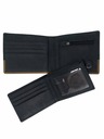 Meatfly Meatfly kožená peňaženka Eddie Premium Black/Oak | Čierna | Veľkosť