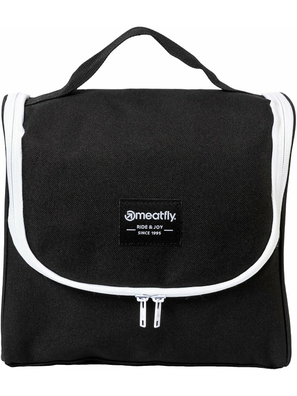 Meatfly Meatfly toaletná taška Specter Black | Čierna | Objem 6 L