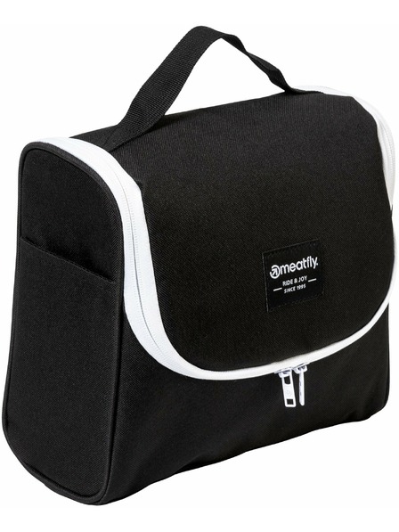 Meatfly Meatfly toaletná taška Specter Black | Čierna | Objem 6 L
