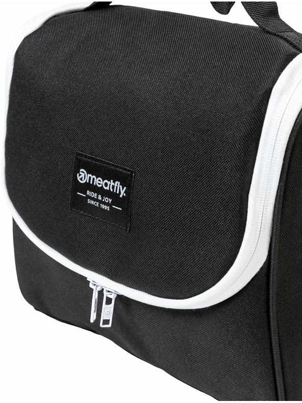Meatfly Meatfly toaletná taška Specter Black | Čierna | Objem 6 L