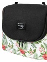 Meatfly Meatfly toaletná taška Cara White Tropical | Čierna | Objem 6 L