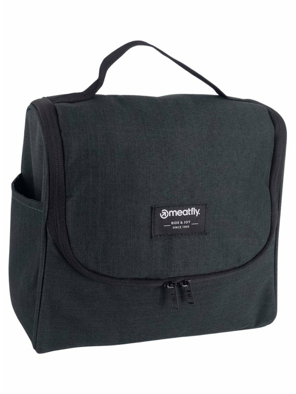 Meatfly Meatfly toaletná taška Specter Charcoal Heather
