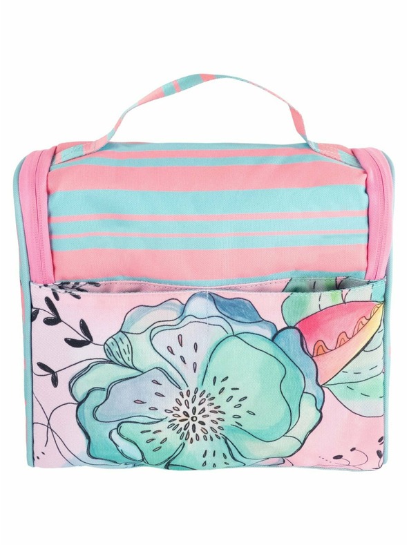 Meatfly Meatfly toaletná taška X Pura Vida Cara Mint Flowers