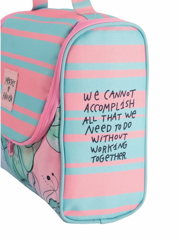 Meatfly Meatfly toaletná taška X Pura Vida Cara Mint Flowers