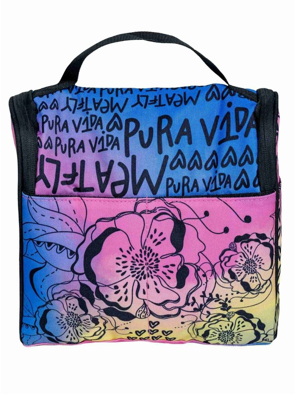 Meatfly Meatfly toaletná taška Cara Peach Flowers | Ružová | Veľkosť