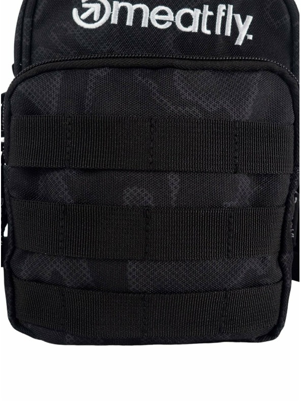 Meatfly Meatfly pánska kabelka Hardy Morph Black | Čierna | Objem 1,5 L