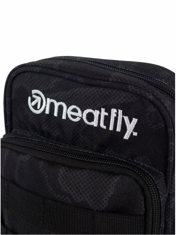 Meatfly Meatfly pánska kabelka Hardy Morph Black | Čierna | Objem 1,5 L