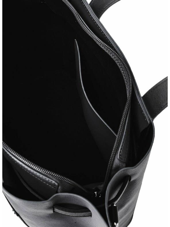 Meatfly Meatfly kabelka Alma Black | Čierna | Objem 13 L