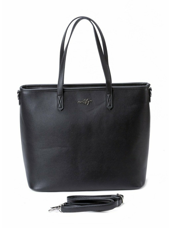 Meatfly Meatfly kabelka Gisel Black | Čierna | Objem 22 L