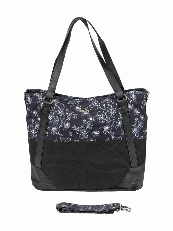 Meatfly Meatfly dámska kabelka Insanity Black Blossom