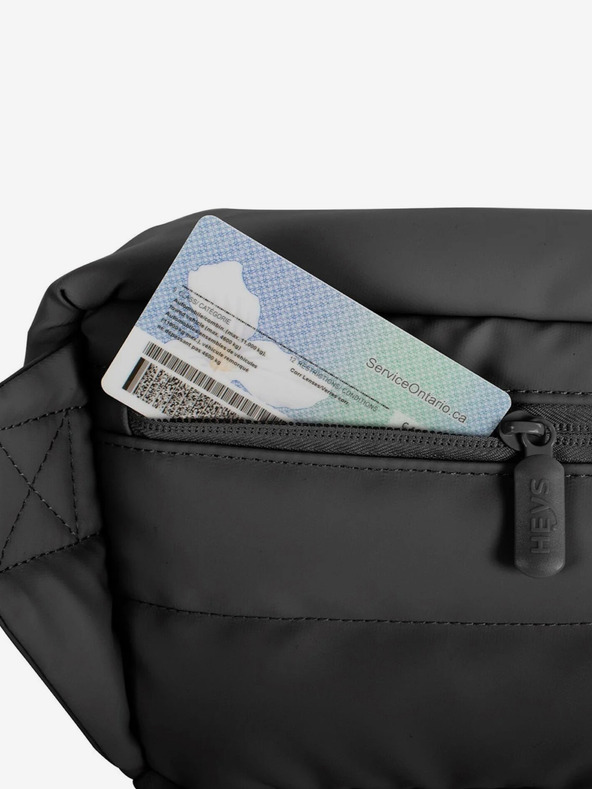 Heys Čierna ľadvinka Heys Puffer Mini Waist Bag