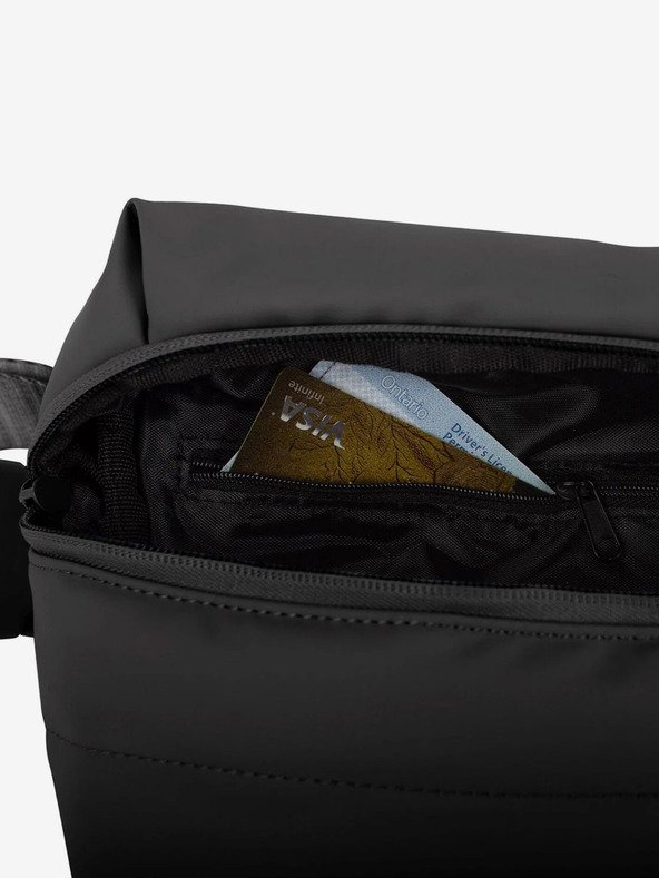 Heys Čierna ľadvinka Heys Puffer Mini Waist Bag