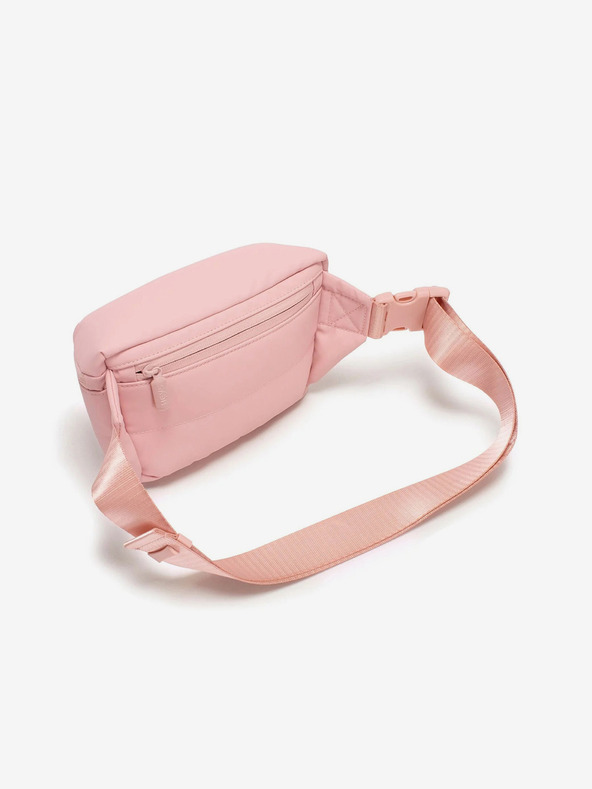Heys Ružová dámska ľadvinka Heys Puffer Mini Waist Bag Rose