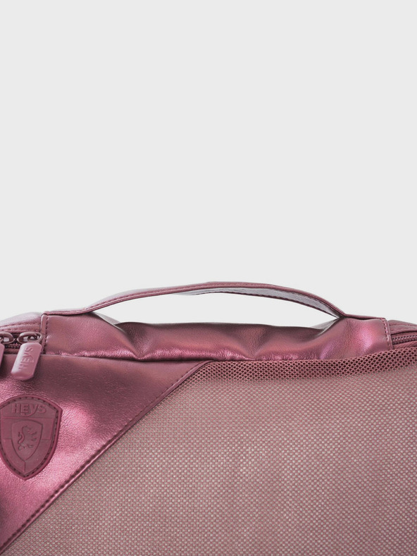 Heys Sada piatich cestovných tašiek v tmavo ružovej farbe Heys Metallic Packing Cube 5pc