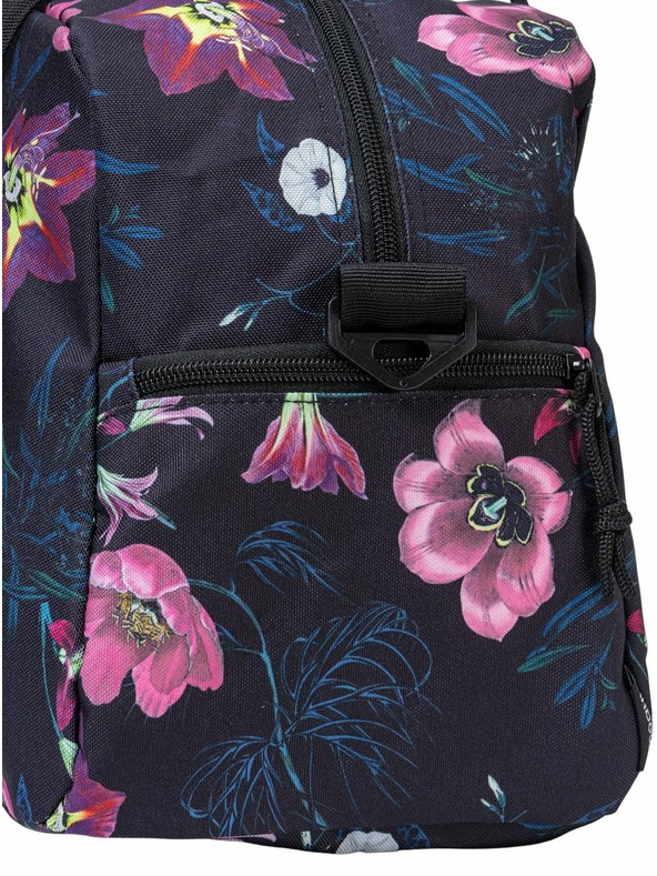 Meatfly Meatfly cestovná taška Mavis Hibiscus Black