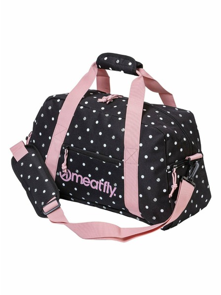 Meatfly Meatfly cestovná taška Mavis Black Dots | Čierna | Objem 26 L