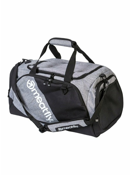 Meatfly Meatfly cestovná taška Rocky Black/Grey | Čierna | Objem 30 L