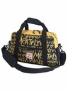 Meatfly Meatfly cestovná taška X Pura Vida Mavis Yellow/Black | Žltá | Objem 26 L