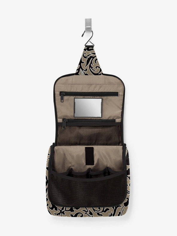 Reisenthel Khaki dámska vzorovaná kozmetická taška Reisenthel Toiletbag Baroque Marble