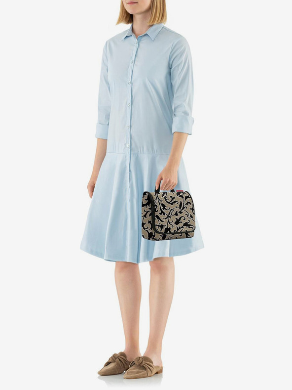 Reisenthel Khaki dámska vzorovaná kozmetická taška Reisenthel Toiletbag Baroque Marble