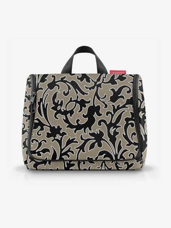 Reisenthel Khaki vzorovaná kozmetická taška Reisenthel Toiletbag XL Baroque Marble