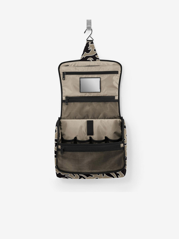 Reisenthel Khaki vzorovaná kozmetická taška Reisenthel Toiletbag XL Baroque Marble