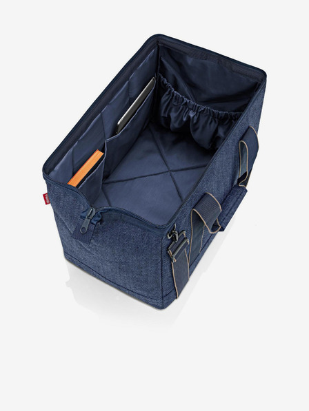 Reisenthel Tmavo modrá cestovná taška Reisenthel Allrounder L Herringbone Dark Blue