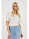 Moodo Women's White T-Shirt Moodo