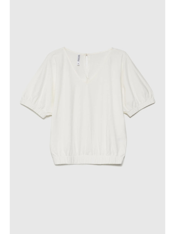 Moodo Women's White T-Shirt Moodo
