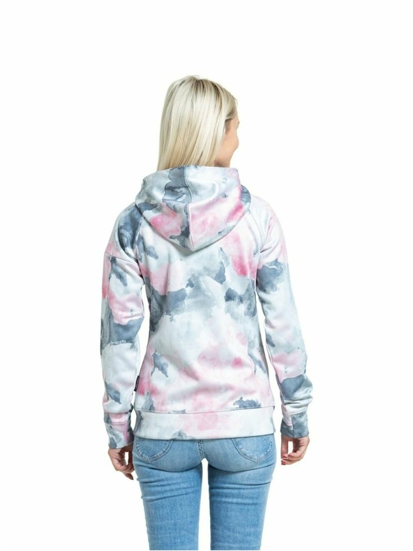 Meatfly Meatfly Women's Technical Hoodie Alisha Clouds Pink
