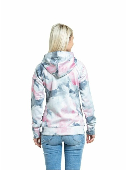 Meatfly Meatfly Women's Technical Hoodie Alisha Clouds Pink