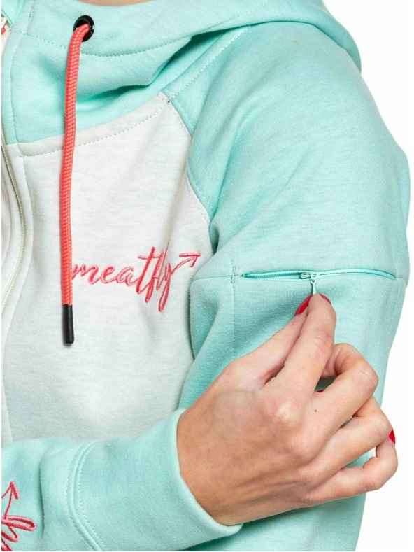 Meatfly Meatfly Women's Technical Hoodie Alisha Sweet Mint
