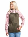 Meatfly Meatfly Women's Technical Hoodie Alisha Powder Pink/Olive