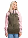 Meatfly Meatfly Women's Technical Hoodie Alisha Powder Pink/Olive