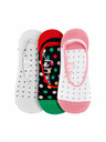 Meatfly Meatfly Low Socks - Triple Pack J/ Multicolor 1 | Multicolor | Size