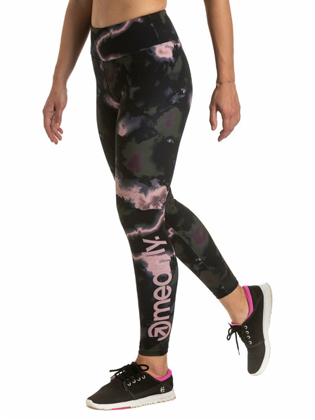 Meatfly Meatfly dámske legíny Arabel Storm Camo Pink | Čierna | Veľkosť