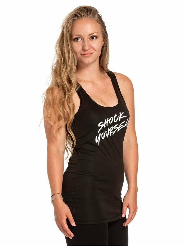 Meatfly Meatfly dámske tielko Big Shock! White / Black | Čierna | Veľkosť