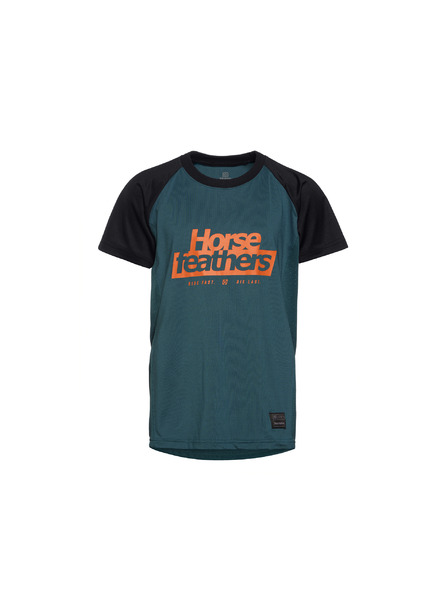 Horsefeathers Detský bike dres Spike petrolejový HORSEFEATHERS